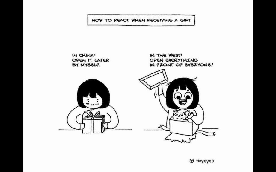 Chinese girls use comics to help you instantly understand the differences between Chinese and Western cultures