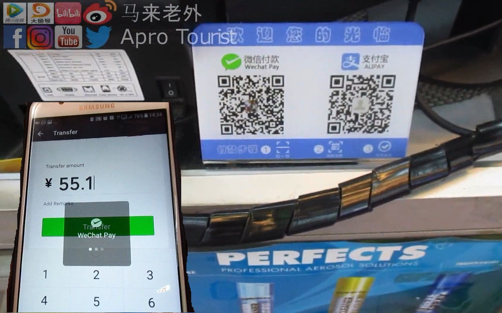 Used WeChat Pay at a Malaysian store and was shocked